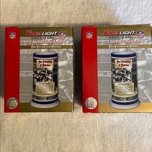 Coors Light Nostalgic Collector Steins.